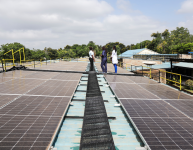 Solar panels on Makueni Referral County Hospital