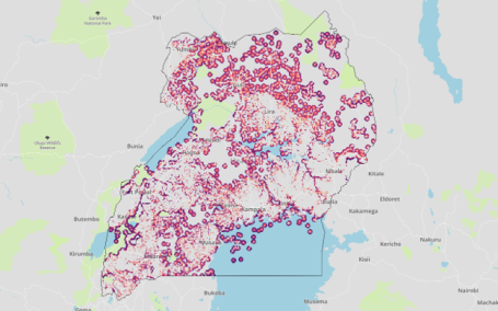 EAE Uganda map.