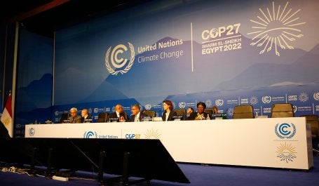 Panel at COP27.