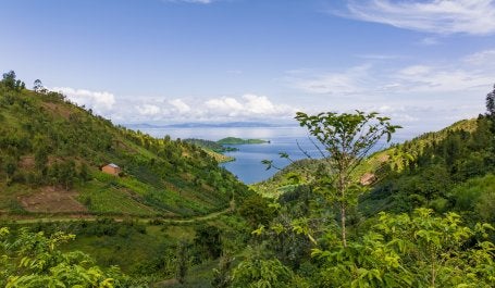 BIOCOOR restoraton sites in Nyamasheke and Nyamagabe in Rwanda. 